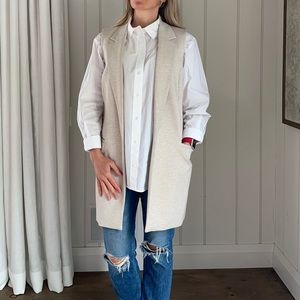 Leith long vest size small